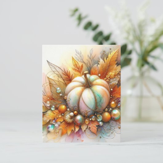 Autumn Pumpkin & Baubles Scrapbook Paper (スタンド正面)