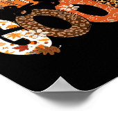 Autumn Pumpkin Christian Thanksgiving Faith God Is ポスター (角)