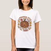Autumn pumpkin spice design tシャツ (正面)