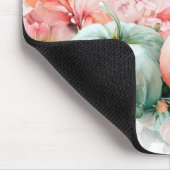 Autumn Pumpkins and Flowers  マウスパッド (コーナー)