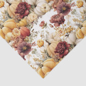 Autumn Pumpkins and Flowers Fall Pattern Decoupage 薄葉紙 (詳細)