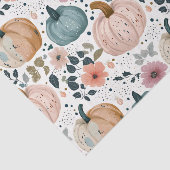 Autumn Pumpkins and Flowers Fall Pattern Decoupage 薄葉紙 (詳細)