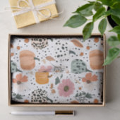 Autumn Pumpkins and Flowers Fall Pattern Decoupage 薄葉紙 (ギフト)