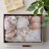 Autumn Pumpkins and Flowers Fall Pattern Decoupage 薄葉紙 (ギフト)