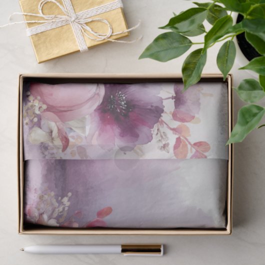 Autumn Pumpkins and Flowers Fall Pattern Decoupage 薄葉紙 (ギフト)