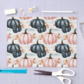 Autumn Pumpkins and Leaves Fall Pattern Decoupage 薄葉紙 (クラフト)