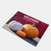 Autumn Pumpkins Doormat ドアマット (アングル)