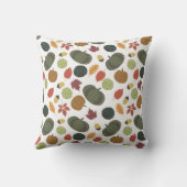 autumn pupmkins pattern クッション (裏面)