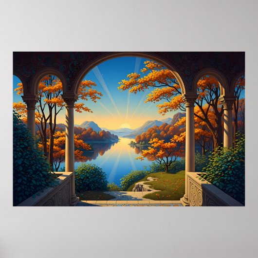 Autumn Radiance Beyond the Arch ポスター (正面)