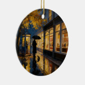Autumn Rain Phone Booth Ornament セラミックオーナメント (右)