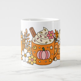 Autumn Reading – Cozy Books & Pumpkin Spice ジャンボコーヒーマグカップ