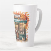 Autumn Reads Café Tasses — Fall Bookstore カフェラテマグ (右アングル)