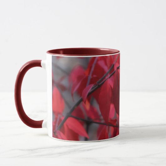 Autumn Red Two-Tone Mug マグカップ (左)