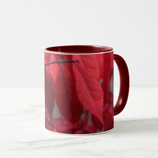 Autumn Red Two-Tone Mug マグカップ (正面右)