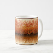 Autumn Reflection - Maple Lake Mug コーヒーマグカップ (正面右)
