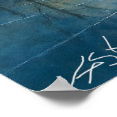 Autumn Reflection on a Tranquil Lake ポスター (角)