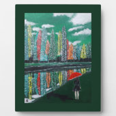 Autumn Reflection Painting by Alfred Fox フォトプラーク (正面)