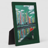 Autumn Reflection Painting by Alfred Fox フォトプラーク (側面)