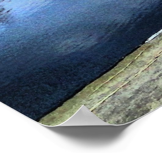 Autumn Reflections Framedプリント ポスター (角)