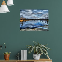 Autumn Reflections Framedプリント ポスター