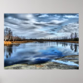 Autumn Reflections Framedプリント ポスター (正面)