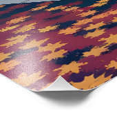 Autumn Riverside European City Illustration Art フォトプリント (角)