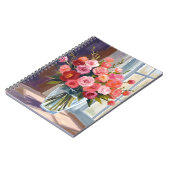 Autumn Rose Bouquet Floral Fall ノートブック (左側)