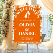 Autumn Rust Entry Sign with Leaves アクリルサイン