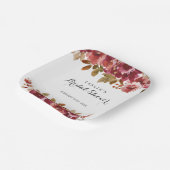 Autumn Rustic Brunch & Bubbly Bridal Shower ペーパープレート (傾斜あり)