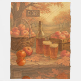 Autumn’s Pour - Rustic Cider Tasting フリースブランケット