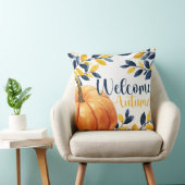 Autumn Serenity Reversible Pumpkin & Dots クッション (椅子)