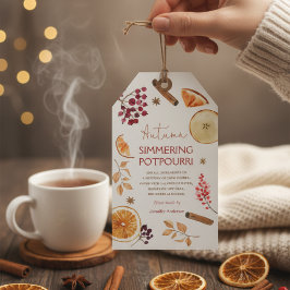 Autumn simmering potpourri ギフトタグ
