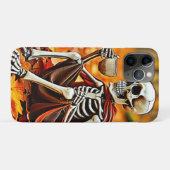 Autumn Skeleton Coffee Break Design Case-Mate iPhoneケース (裏面(横))