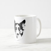 Autumn Smile in Ink コーヒーマグカップ (正面右)