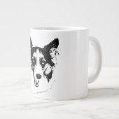 Autumn Smile in Ink ジャンボコーヒーマグカップ (正面右)