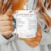 Autumn Spiced Apple Tea Recipe コーヒーマグカップ