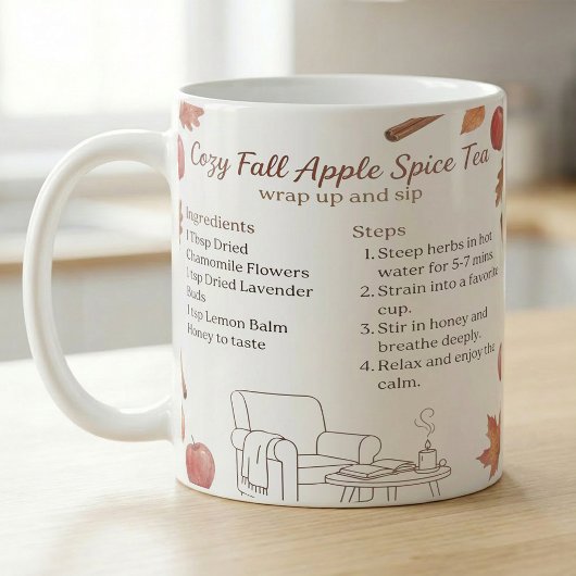 Autumn Spiced Apple Tea Recipe コーヒーマグカップ