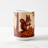 🐿️ Autumn Squirrel Classic Coffee Mug コーヒーマグカップ (中央)