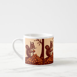 🐿️ Autumn Squirrel Espresso Mug エスプレッソカップ
