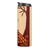 🐿️ Autumn Squirrel Insulated Travel Mug タンブラー (回転右)