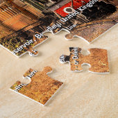 Autumn Steam Train, Bewdley, UK – 名前を追加 ジグソーパズル (側面)