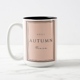 Autumn Still Peace III Mug ツートーンマグカップ