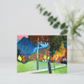 Autumn Study in Oberau, by Kandinsky, ポストカード (スタンド正面)