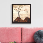 Autumn Sun and Trees by Egon Schieleヴィンテージ・アート キャンバスプリント (インサイチュ (リビング))