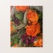 Autumn Sunset Bouquet Puzzle, 11" x 14", 252 pcs ジグソーパズル (縦)