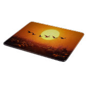 Autumn Sunset Glass Cutting Board カッティングボード (角)