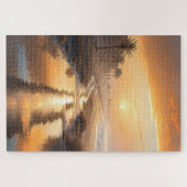 Autumn Sunset in Nature ジグソーパズル (横)