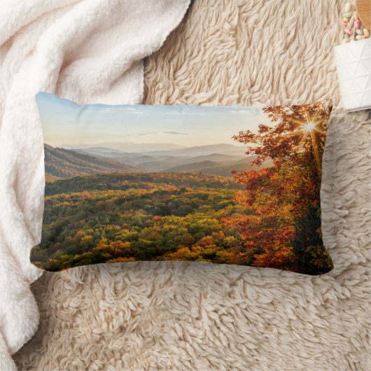 Autumn Sunset | North Carolina ランバークッション (ブランケット)
