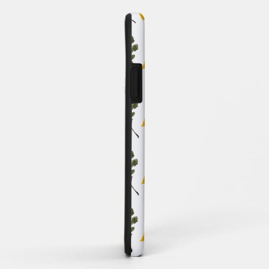 Autumn Symmetry Leaf Pattern Case-Mate iPhoneケース (裏面/右)