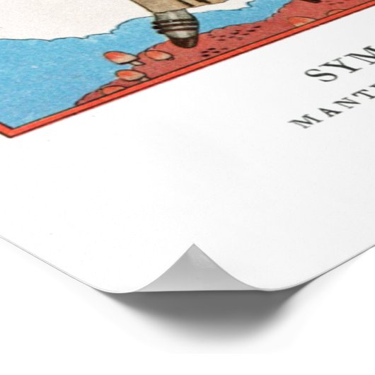 Autumn Symphony 1922 by George Barbier Poster ポスター (角)